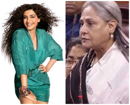 Sonam Kapoor supports Jaya Bachchan for Backing the Bollywood Industry
