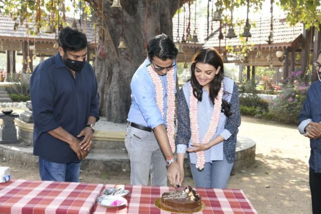 Kajal Agarwal joins the sets of Acharya with Gautam kitchlu