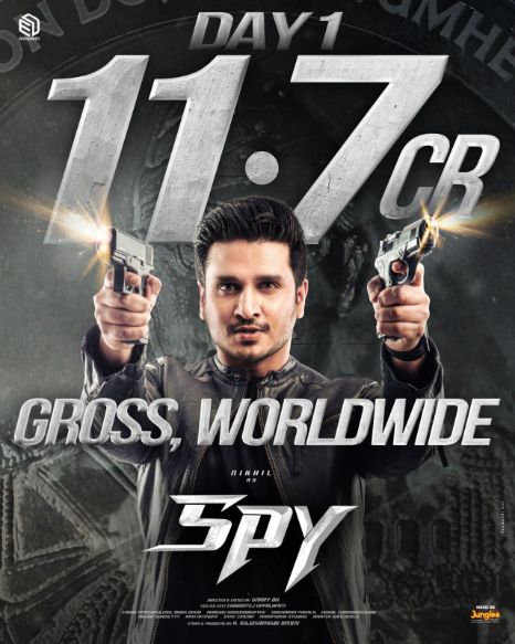 Nikhil's Spy movie collects recording numbers