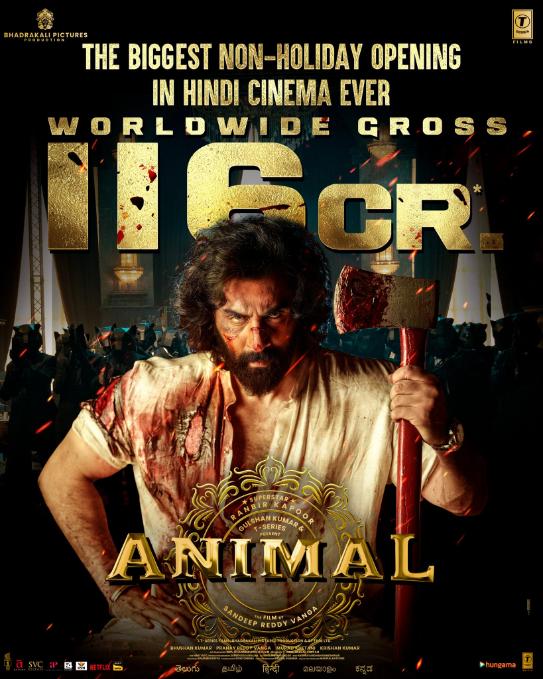 Animal Day 1 Box Office Collections